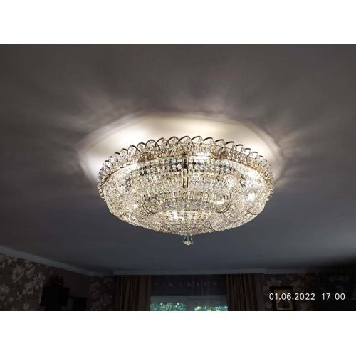 Люстра Двойное Кольцо Классика в Ижевске Гусь Хрустальный