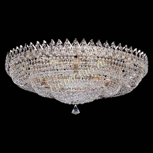 Люстра Двойное Кольцо Корона 700 мм в Ижевске Гусь Хрустальный