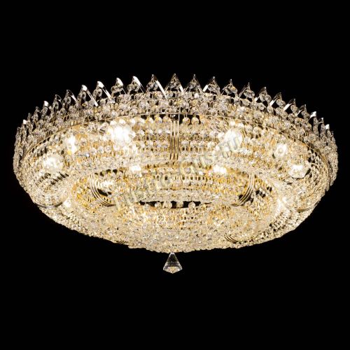 Люстра Двойное Кольцо Корона 700 мм в Ижевске Гусь Хрустальный