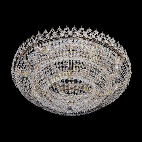 Люстра Двойное Кольцо Корона 700 мм в Ижевске Гусь Хрустальный