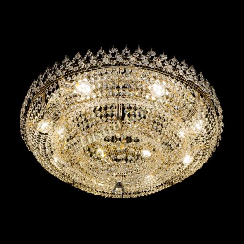 Люстра Двойное Кольцо Корона 700 мм в Ижевске Гусь Хрустальный