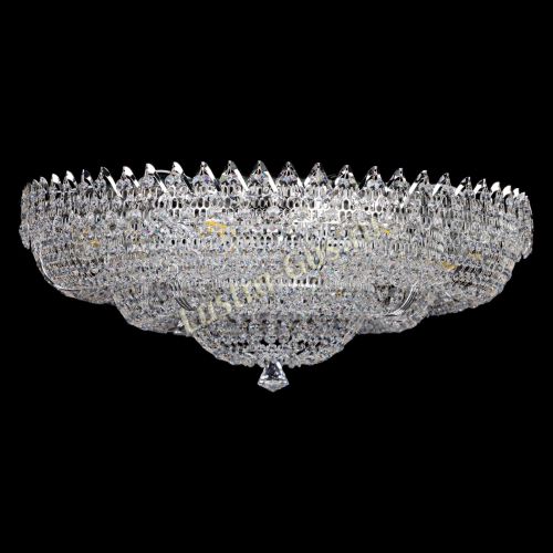 Люстра Двойное Кольцо Корона 700 мм в Ижевске Гусь Хрустальный