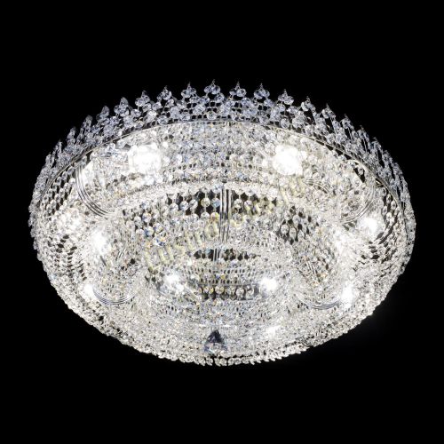 Люстра Двойное Кольцо Корона 700 мм в Ижевске Гусь Хрустальный