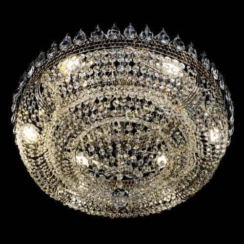 Люстра Двойное Кольцо Корона журавлик в Ижевске Гусь Хрустальный