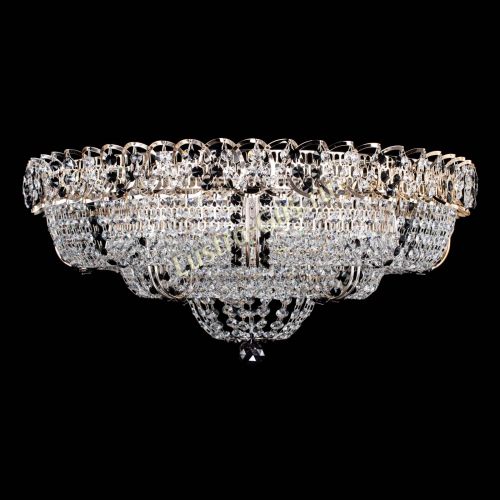 Люстра Двойное Кольцо Классика №6 черная в Ижевске Гусь Хрустальный