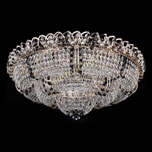 Люстра Двойное Кольцо Классика №6 черная в Ижевске Гусь Хрустальный