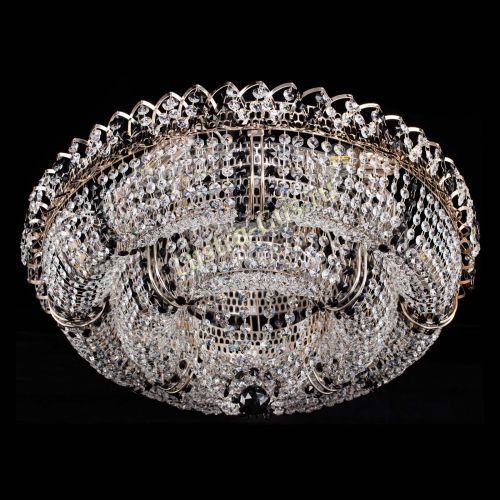 Люстра Двойное Кольцо Классика №6 черная в Ижевске Гусь Хрустальный