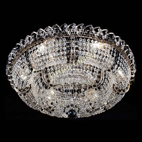 Люстра Двойное Кольцо Классика №6 черная в Ижевске Гусь Хрустальный