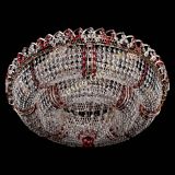 Люстра Двойное Кольцо Классика №6 красная в Ижевске