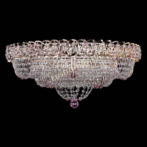 Люстра Двойное Кольцо Классика №6 розовая в Ижевске Люстра Двойное Кольцо Классика №6 розовая в Ижевске