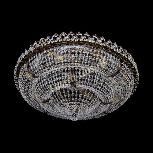 Люстра Двойное Кольцо Классика под бронзу в Ижевске Гусь Хрустальный