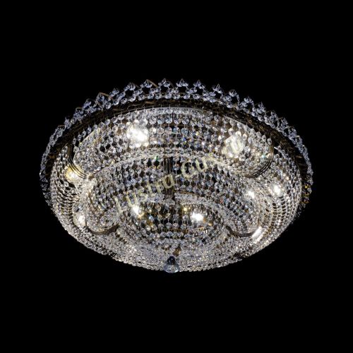 Люстра Двойное Кольцо Классика под бронзу в Ижевске Гусь Хрустальный