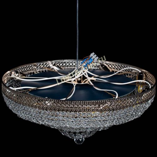 Люстра Двойное Кольцо Венеция оптикон в Ижевске Гусь Хрустальный