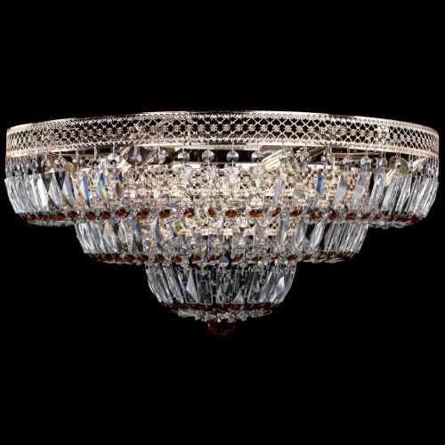 Люстра Двойное Кольцо Венеция чайная в Ижевске Гусь Хрустальный