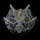 Люстра Элина №2 сине-зеленая в Ижевске