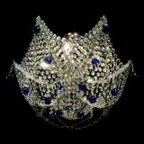 Люстра Элина №2 сине-зеленая в Ижевске