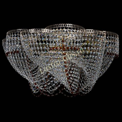 Люстра Есения чайная в Ижевске Гусь Хрустальный