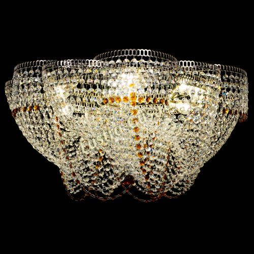 Люстра Есения чайная в Ижевске Гусь Хрустальный