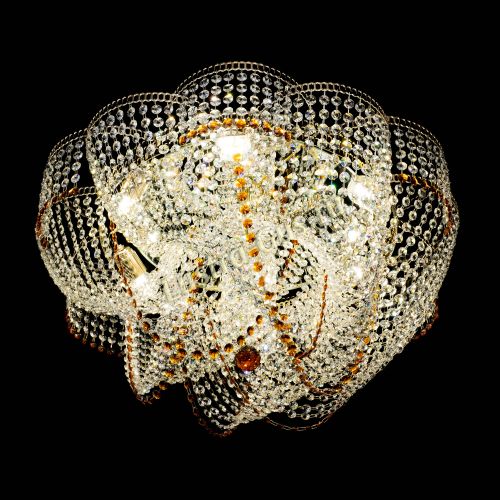 Люстра Есения чайная в Ижевске Гусь Хрустальный