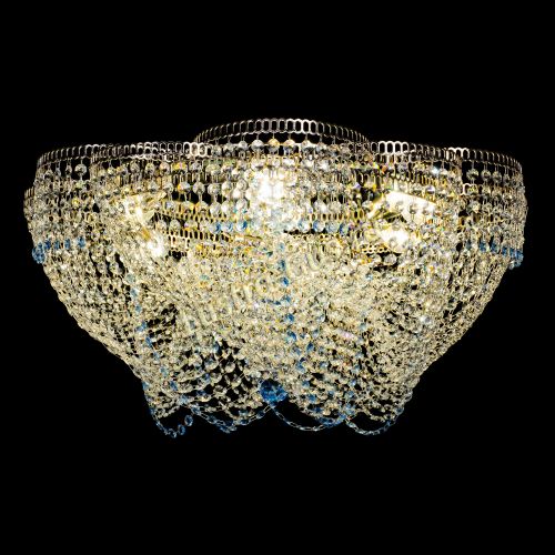 Люстра Есения голубая в Ижевске Гусь Хрустальный