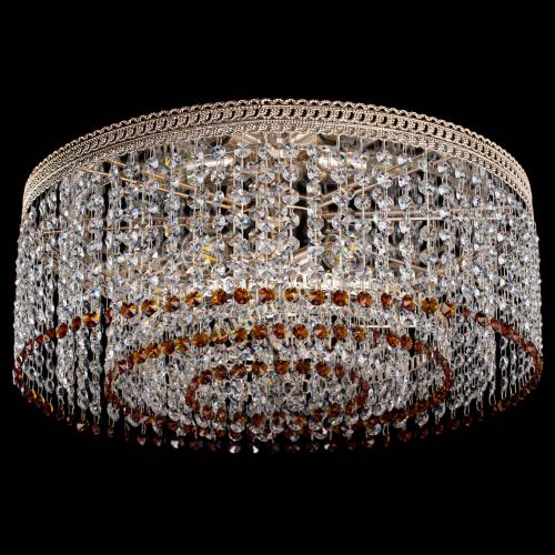 Люстра Флоренция капель оптикон чайная в Ижевске Гусь Хрустальный