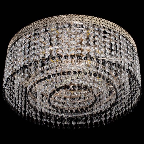 Люстра Флоренция капель оптикон черная в Ижевске Гусь Хрустальный