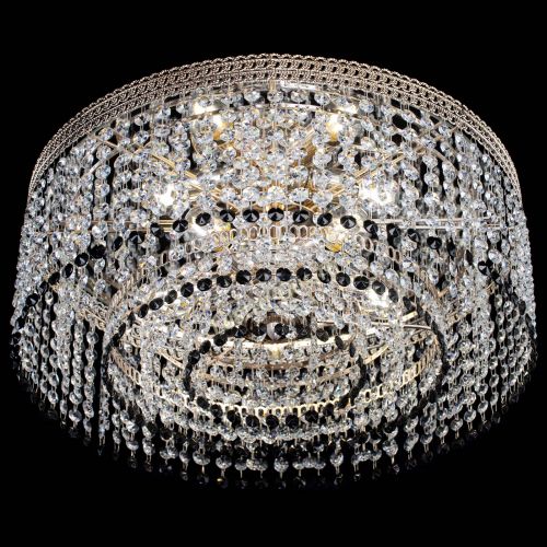 Люстра Флоренция капель оптикон черная в Ижевске Гусь Хрустальный