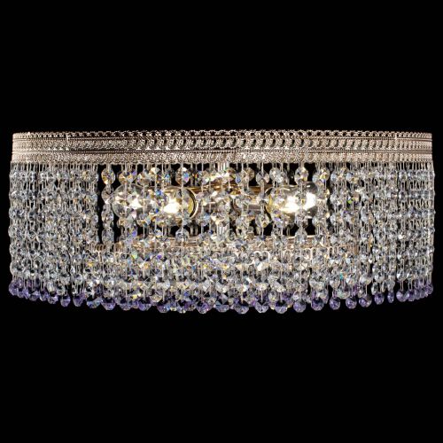 Люстра Флоренция капель оптикон фиолетовая в Ижевске Гусь Хрустальный