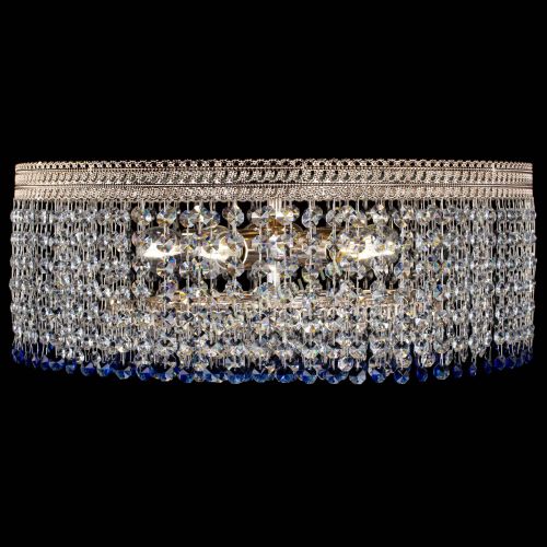 Люстра Флоренция капель оптикон синяя в Ижевске Гусь Хрустальный