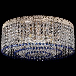  Люстра Флоренция капель оптикон синяя