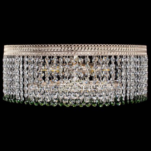 Люстра Флоренция капель оптикон зеленая в Ижевске Гусь Хрустальный