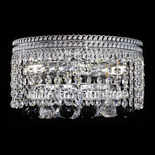 Люстра Флоренция шар №2 черная в Ижевске Гусь Хрустальный