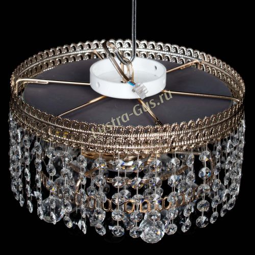 Люстра Флоренция шар №2 черная в Ижевске Гусь Хрустальный