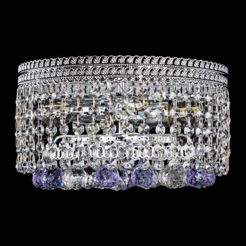 Люстра Флоренция шар №2 фиолетовая в Ижевске Гусь Хрустальный