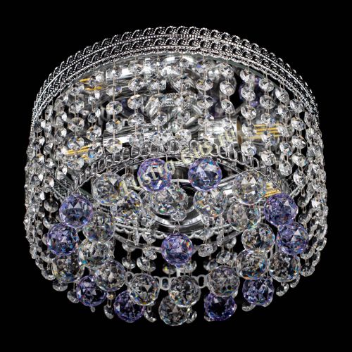 Люстра Флоренция шар №2 фиолетовая в Ижевске Гусь Хрустальный