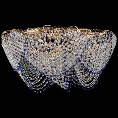 Люстра Галактика №4 синяя в Ижевске Гусь Хрустальный