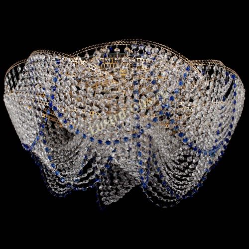 Люстра Галактика №4 синяя в Ижевске Гусь Хрустальный