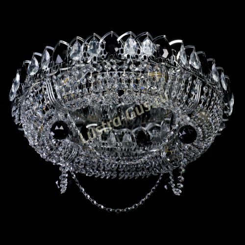 Люстра Глория №1 черная в Ижевске Гусь Хрустальный