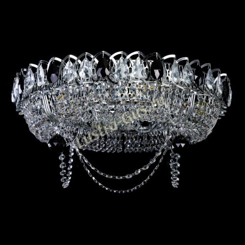 Люстра Глория №1 черная в Ижевске Гусь Хрустальный