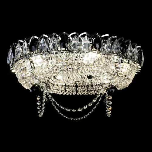 Люстра Глория №1 черная в Ижевске Гусь Хрустальный