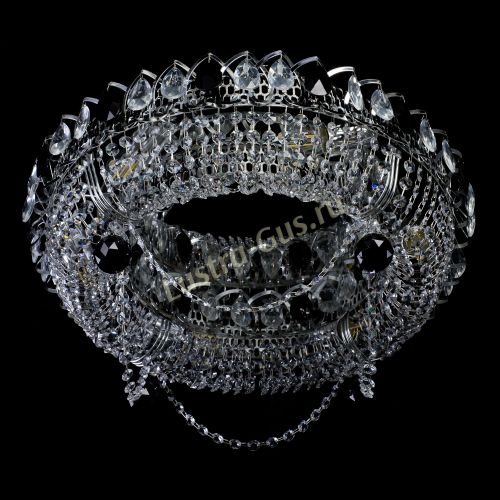 Люстра Глория №1 черная в Ижевске Гусь Хрустальный