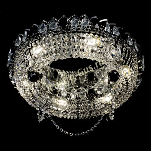 Люстра Глория №1 черная в Ижевске Гусь Хрустальный