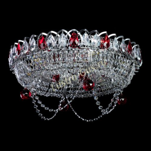 Люстра Глория №1 красная в Ижевске Гусь Хрустальный