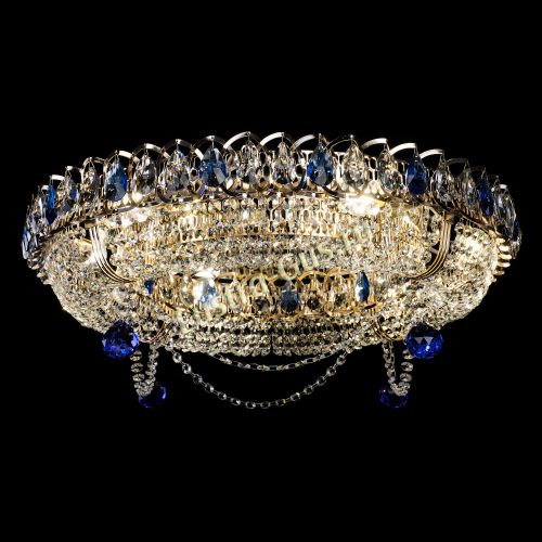 Люстра Глория №1 синяя в Ижевске Гусь Хрустальный