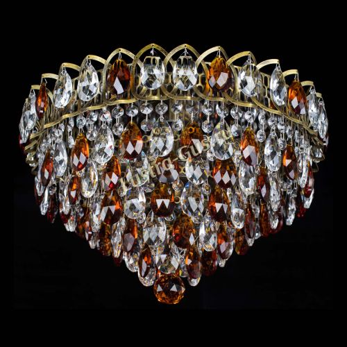 Люстра Грация №1 под бронзу чайная в Ижевске Гусь Хрустальный