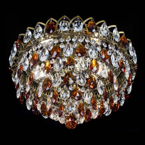 Люстра Грация №1 под бронзу чайная в Ижевске Гусь Хрустальный