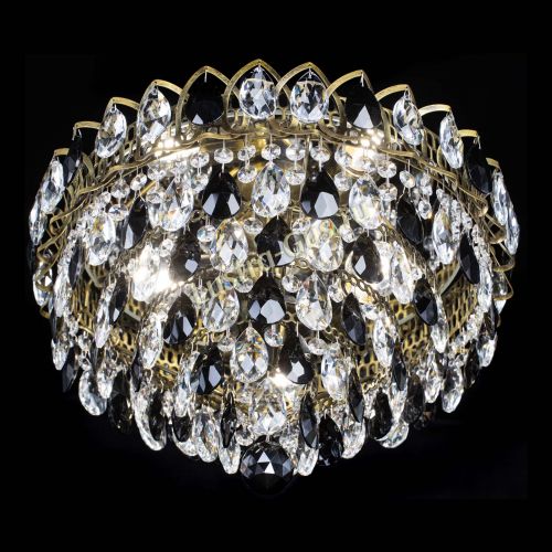 Люстра Грация №1 под бронзу черная в Ижевске Гусь Хрустальный