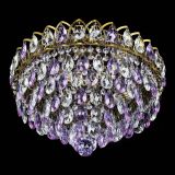 Люстра Грация №1 под бронзу фиолетовая в Ижевске