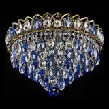 Люстра Грация №1 под бронзу синяя в Ижевске