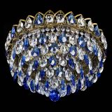 Люстра Грация №1 под бронзу синяя в Ижевске